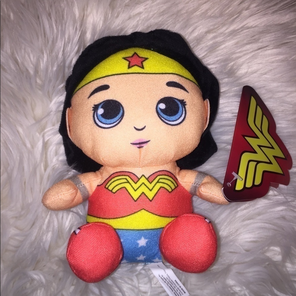 Wonder Woman 7 1/2” plush toy. NWT.
